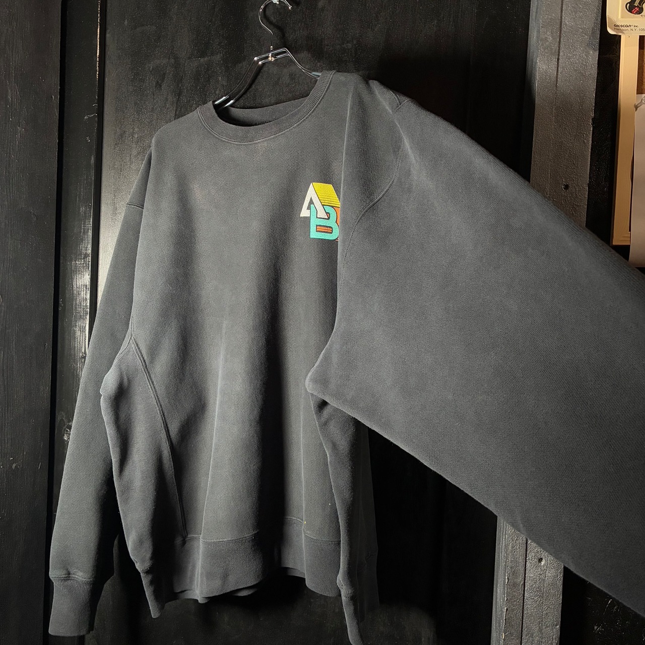 00s Champion PREMIUM REVERSE WEAVE ロゴスウェット ブラック