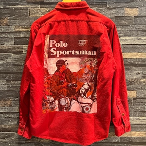 POLO COUNTRY POLO SPORTSMAN CHAMOIS CLOTH SHIRT 1990'S OLD