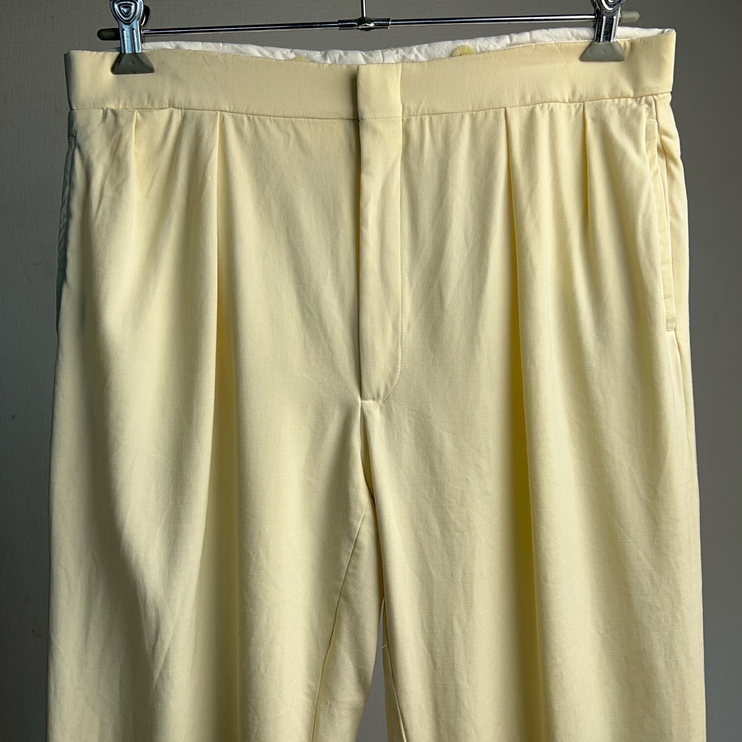 90's Polo by Ralph Lauren IN-TUCK Wool Gabardine Slacks W35 90年代