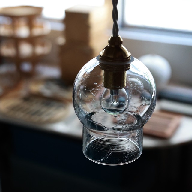 nora - glassworks - grass light / clear (made in Japan)