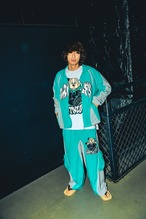 【先行販売】GALFY x EARTHISTS.コラボジャージ セットアップ(ミント)【12月中旬発送】