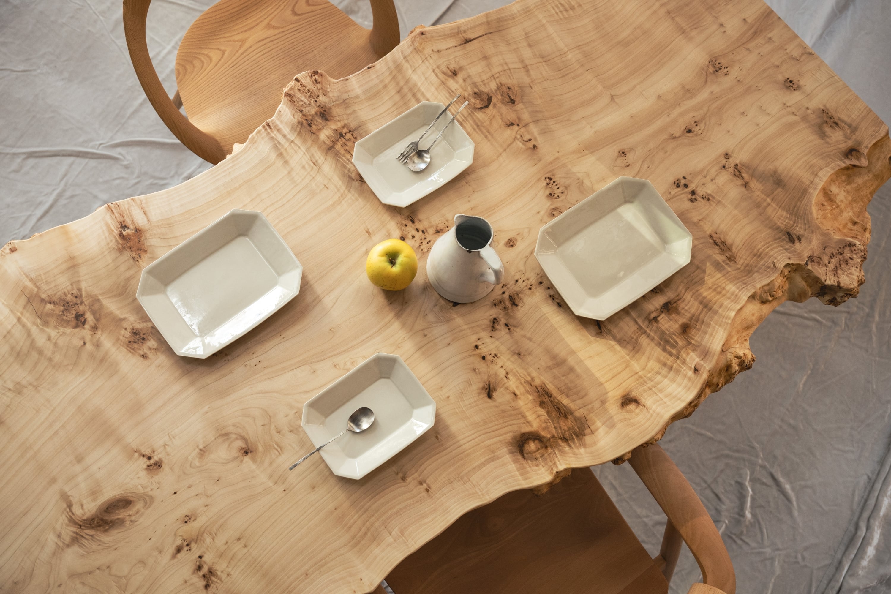 ポプラ_1900×710-750×50_青山店_テーブル天板/一枚板 242243 t001