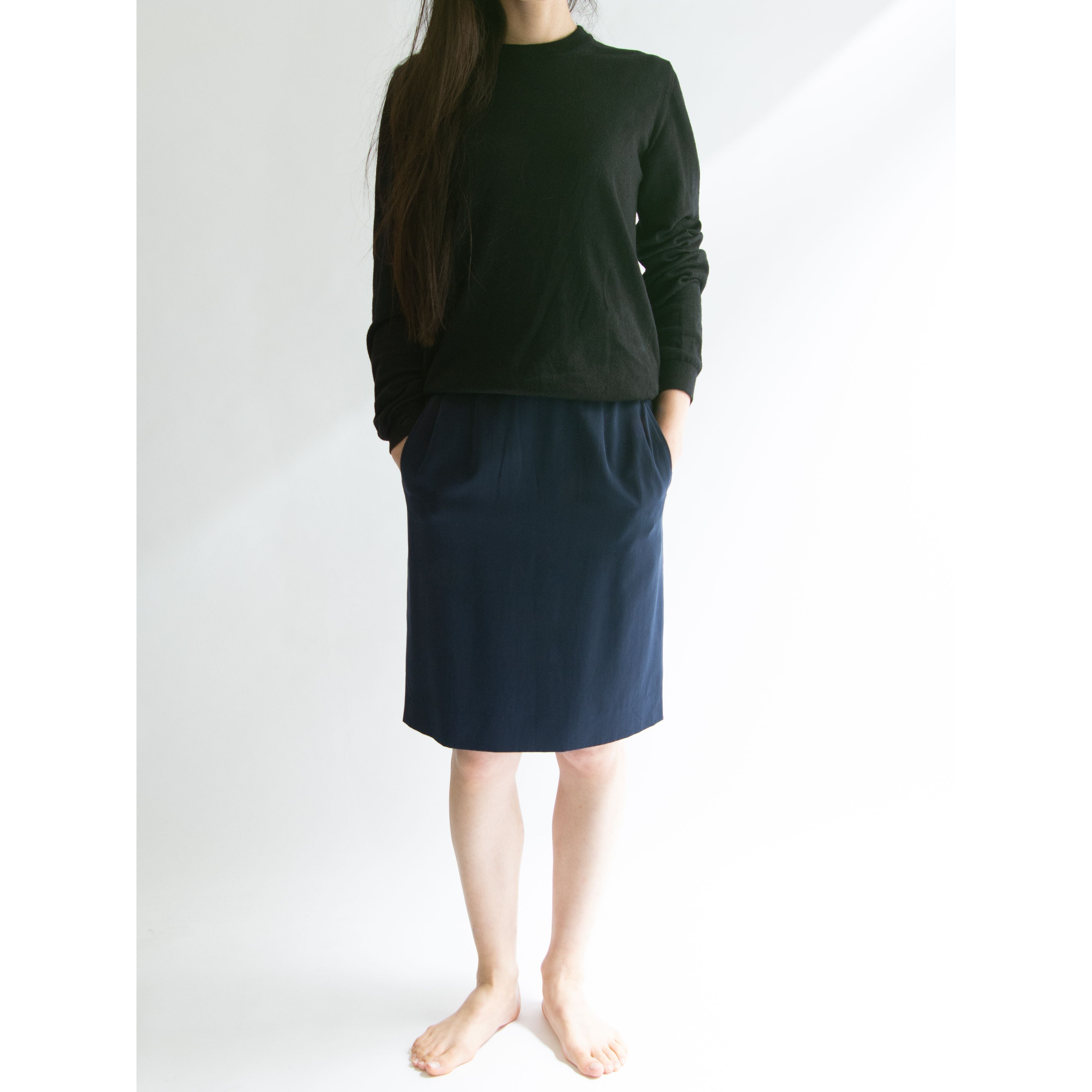 【BURBERRYS "SAMPLE"】Made in Japan 80's 2tuck Skirt（バーバリーズ サンプル品 日本製 ツータック スカート）