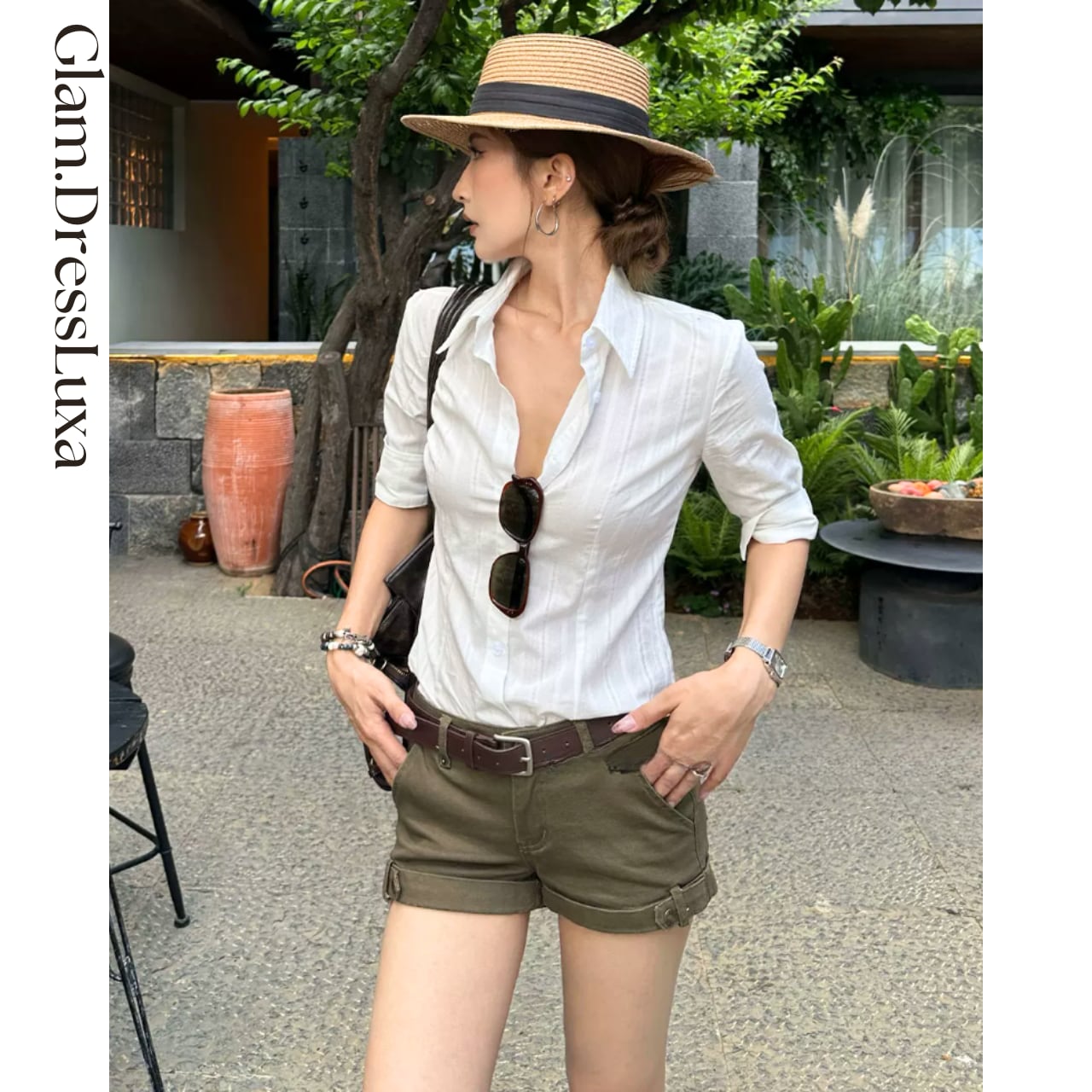 Natural Fit ミリタリーショート Pants_P62