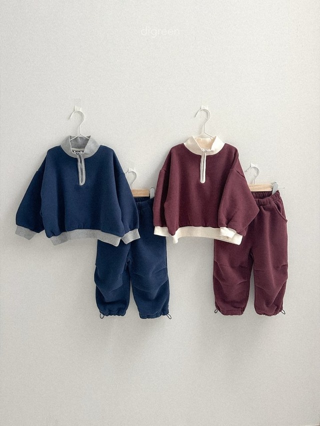 digreen25wn_Pin Tuck Jogger Pants