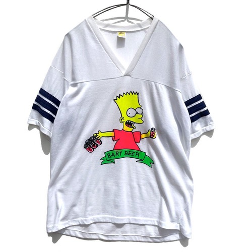 [The Simpsons - Made In USA] Vintage Simpsons Bart Simpson T-shirt [Late 70s-] Vintage Print T-Shirt