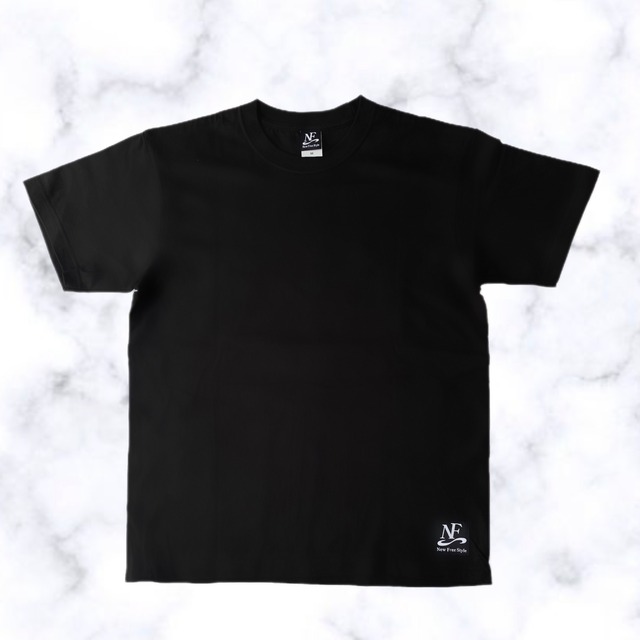 【New Free Style】　ヘビーウェイトTシャツ　BLACK BODY／BLACK PRINT