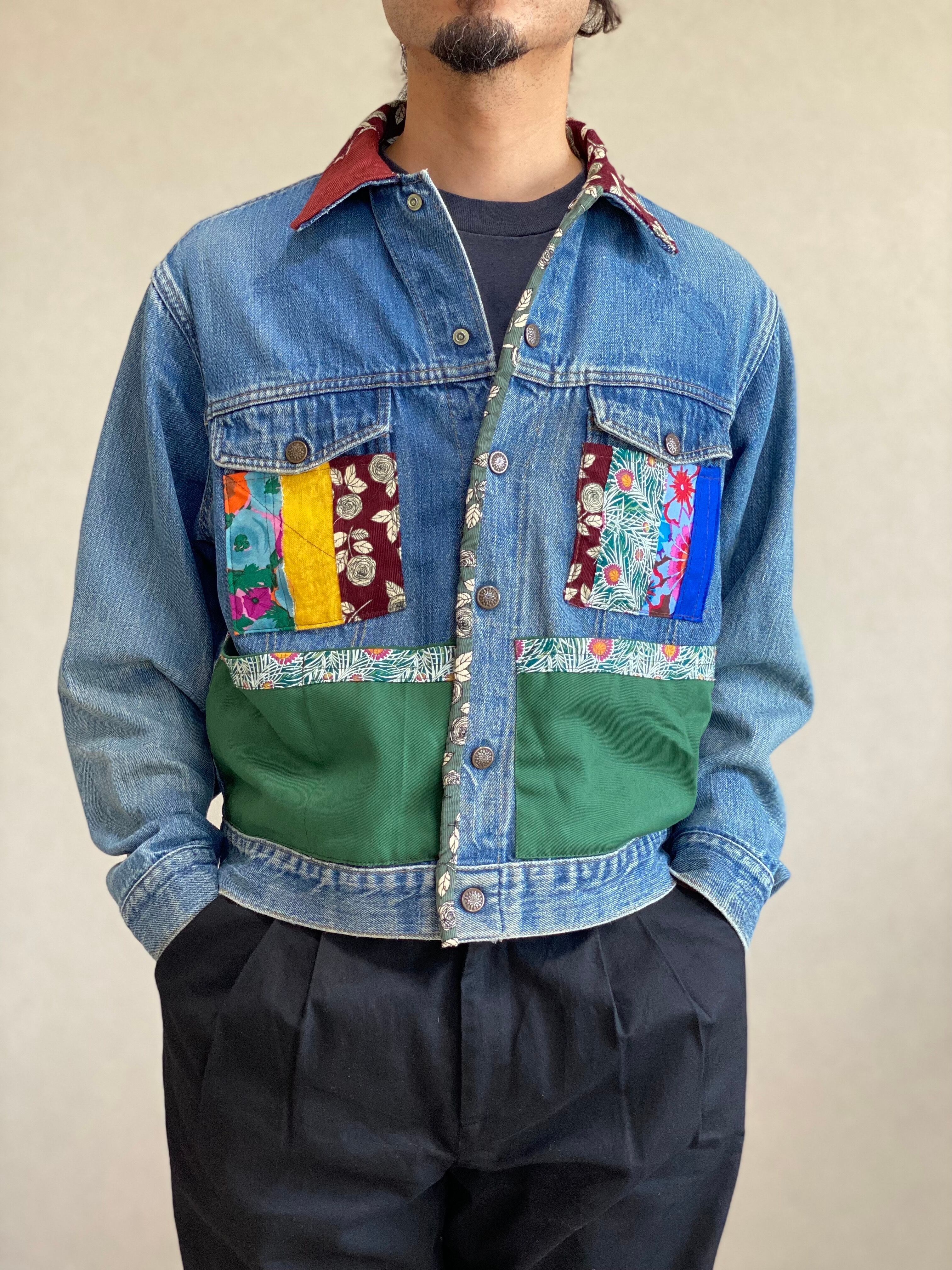 WranglerxChahChah】Remake Denim Jacket M-www.aristan.kz