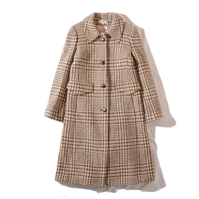 J&M Davidson   houndstooth tweed  coat