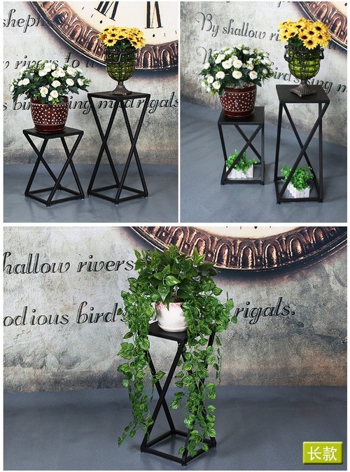 フラワースタンド サイドテーブル 小型テーブル ベッドサイドキャビネット クリアエンドテーブル ミニマリスト ナイトスタンド リビングルーム バスルーム 寝室用 ブラック