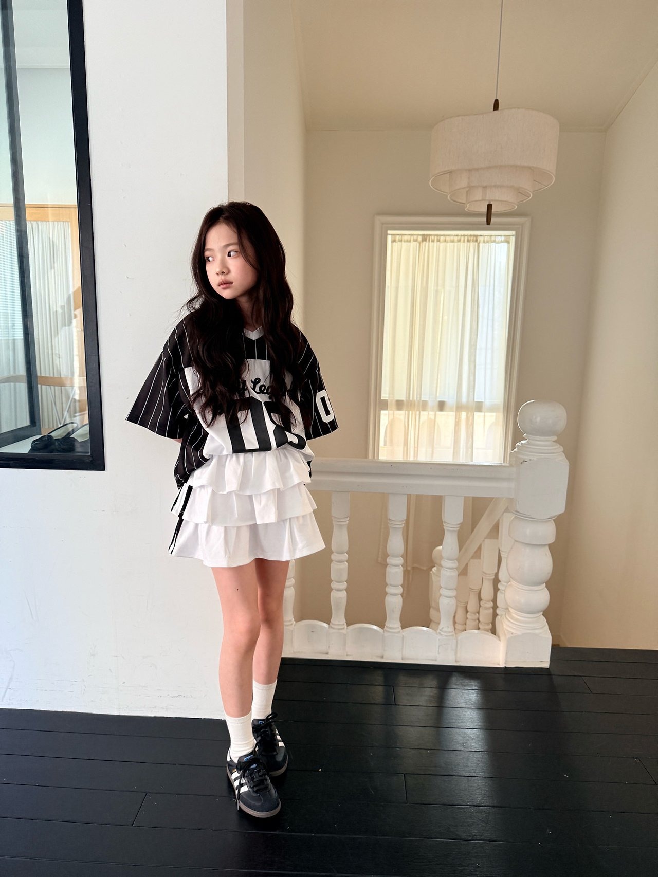 [COMMA] Color Match Number Tee (160/170) / [콤마] 배색넘버티 (160/170)