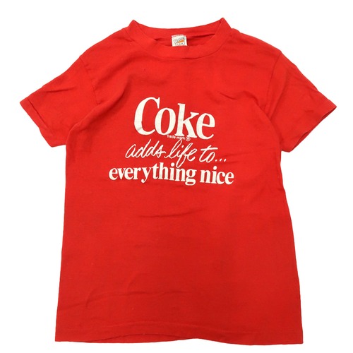 【120cm】VINTAGE70’s コカ・コーラ プリントTシャツ【8022】