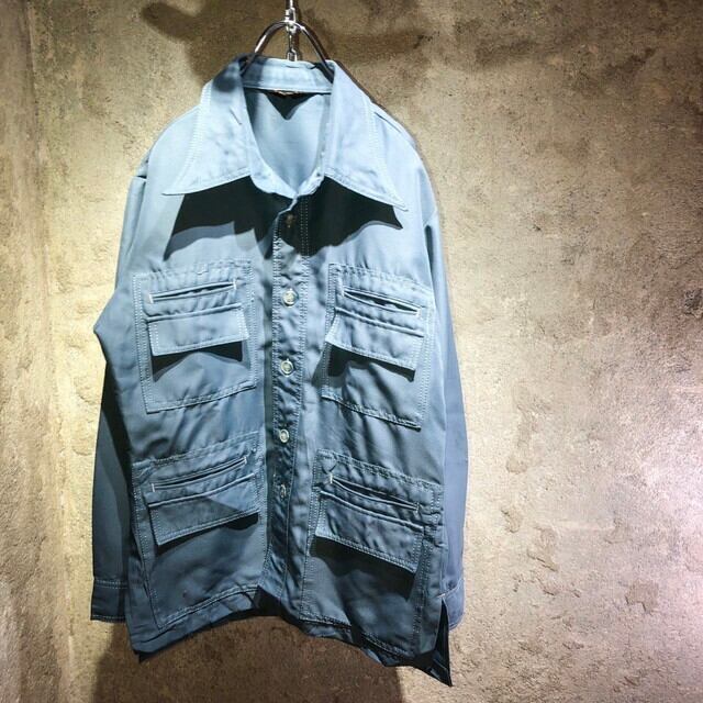 70's 4 pocket work shirt jacket