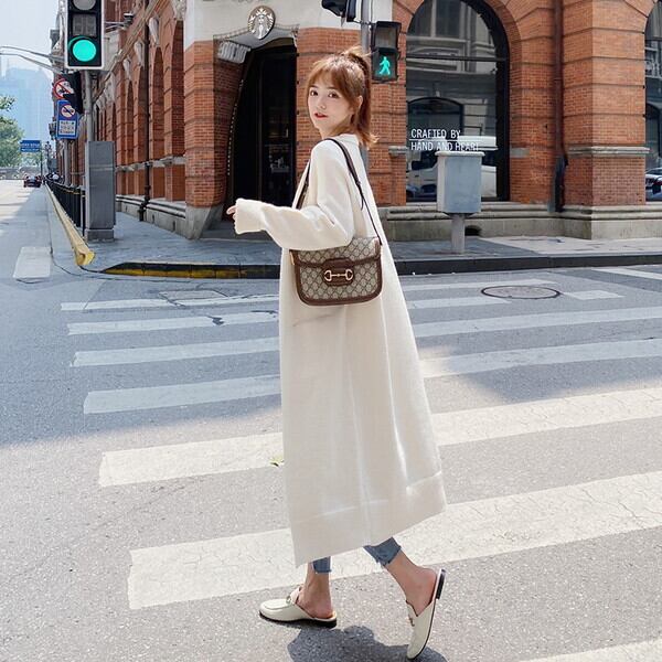 秋冬新作 レディース ガウン カーディガン ニットガウン ロングニットガウン ニットカーディガン レディース ニットカーディガン 秋冬 ニット カーディガン ロング 超ロングカーディガン カーディガン 長袖 カーディガン ポケット付き 体型カバー レディース ゆったり