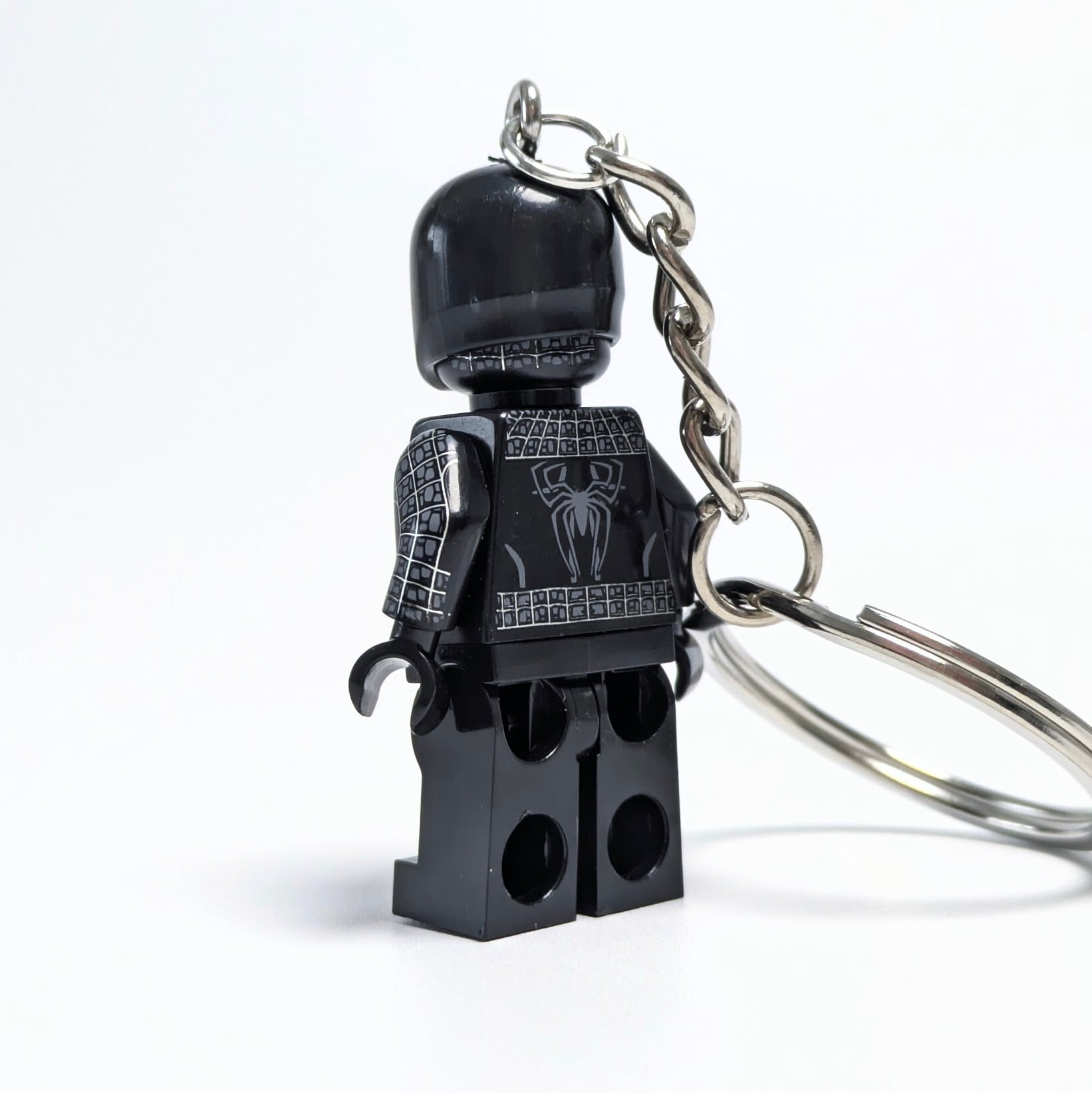 ♧★ブロックフィギュアキーホルダー★【 Spider-Man3 】『 ブラックスパイダーマン 』 X-MEN / MARVEL / ヴェノム〚アメリカン雑貨 アメトイ〛