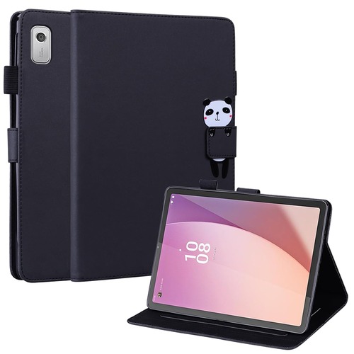 TEDTIKJT Lenovo Tab M9 ケース Lenovo Tab B9 ケース 手帳型【全5色】 レノボ Tab M9 カバー 2022 2023 ケース スムーズなPU レザー 財布型 TB-310FU ケース 耐衝撃 内蔵マグネット スタンド 漫画の人形 Lenovo Tab M9/ Lenovo Tab B9 9.0インチ 対応(黒)