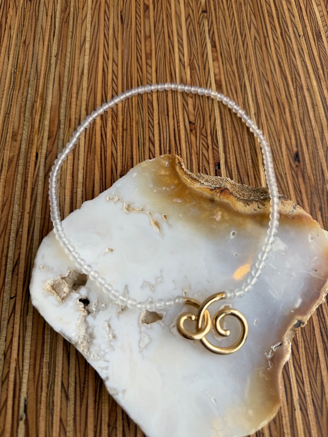 LE MOON/SS26-07 Spiral Sun Blanc