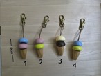 アイスクリームキーホルダー　ダブル