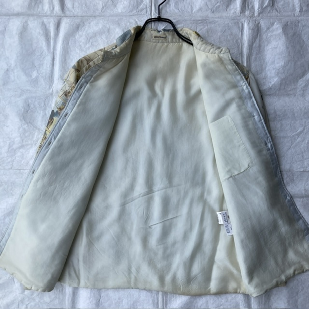 HERMES シルクパファー シャツジャケット マルジェラ期 画像5