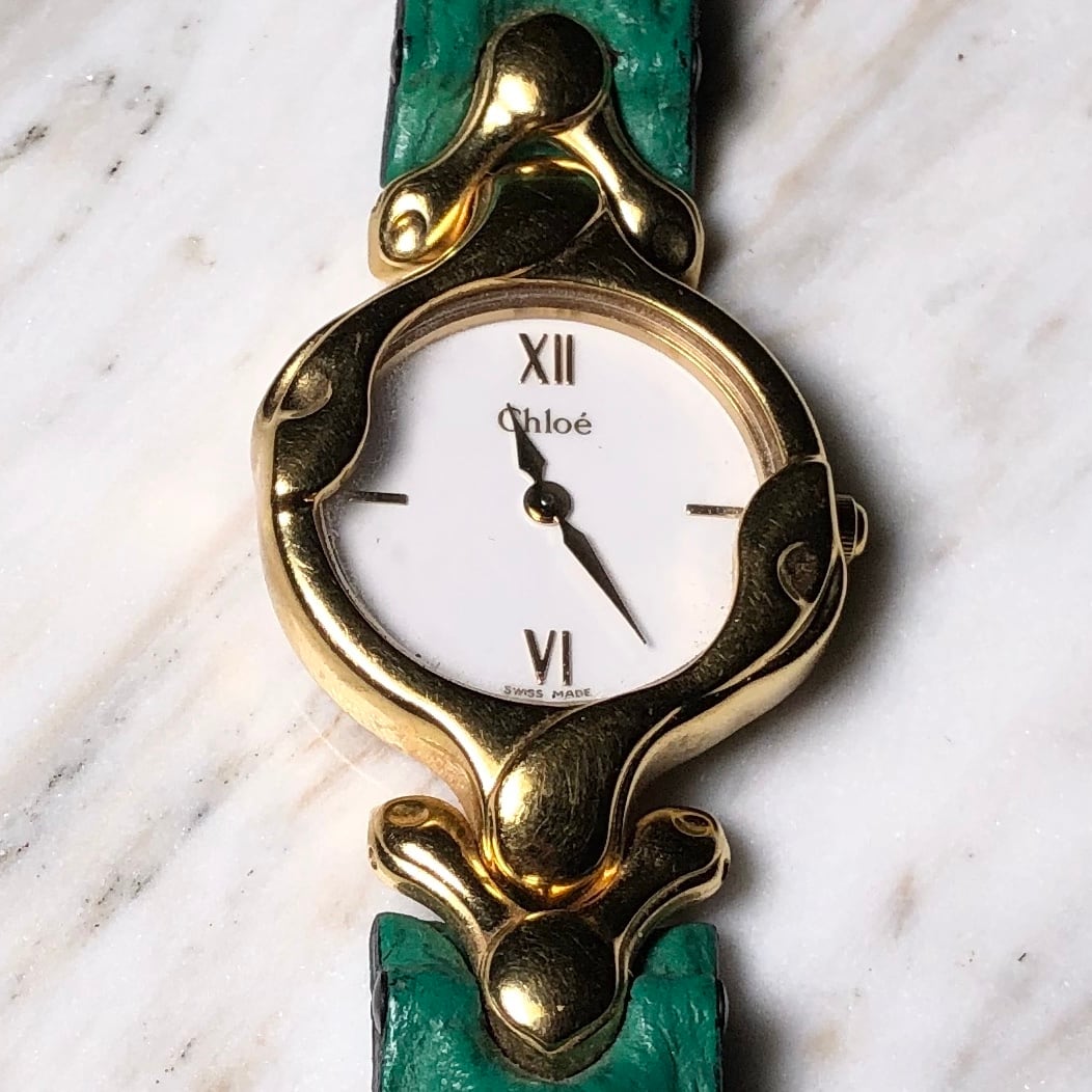vintage CHLOE art-nouveau design lady's quartz watch | NOIR ONLINE