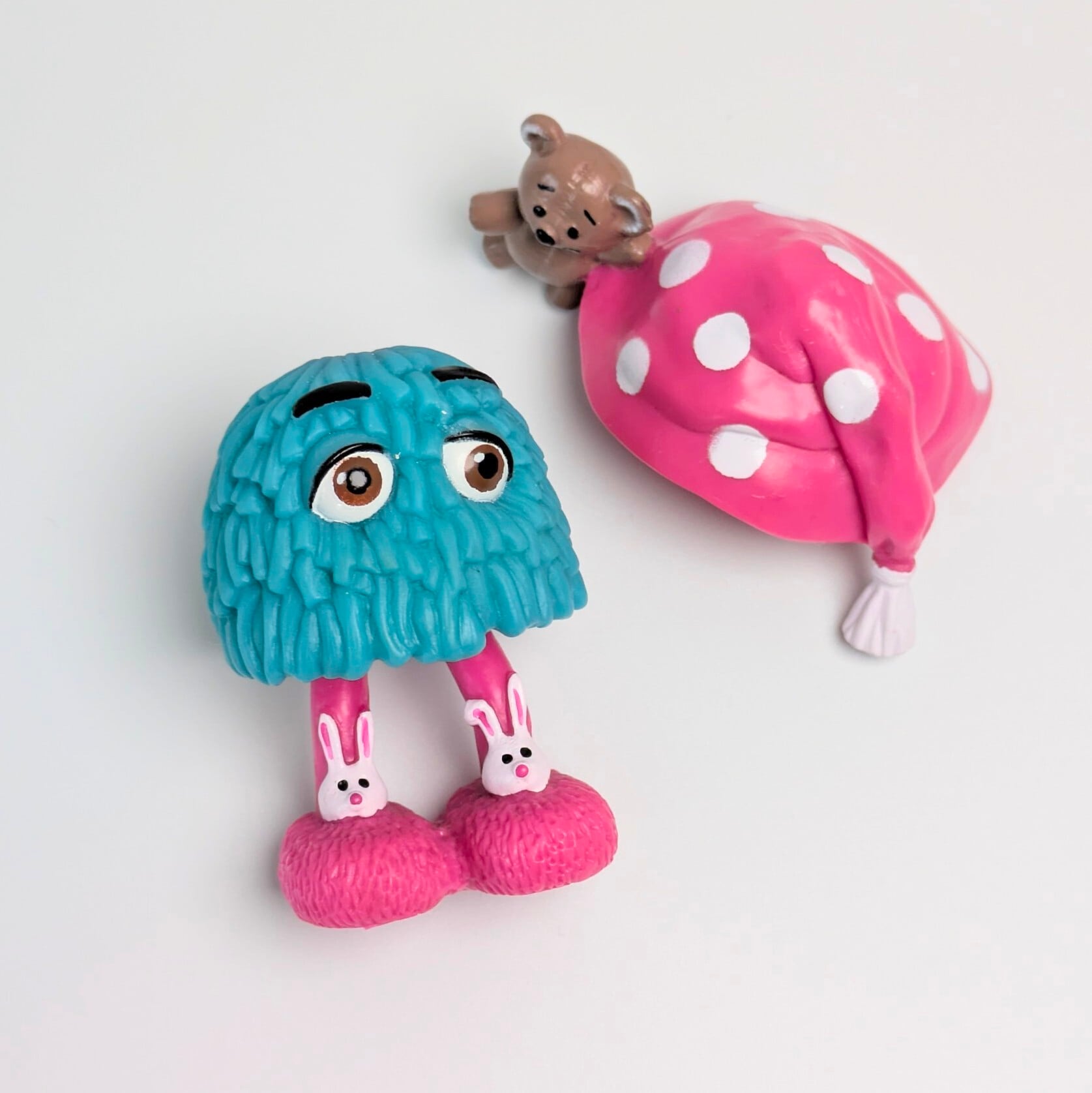 ☆DEADSTOCK / VINTAGE 1989☆【 McDonald's / マクドナルド 】1989 McDonald's Happy Meal Toy "Funny Fry Friends" 『ZZZ's (おやすみ)』Happy Meal Toy / ミールトイ / フライキッズ / フライガイ / フライガール 〚アメリカン雑貨 アメトイ〛