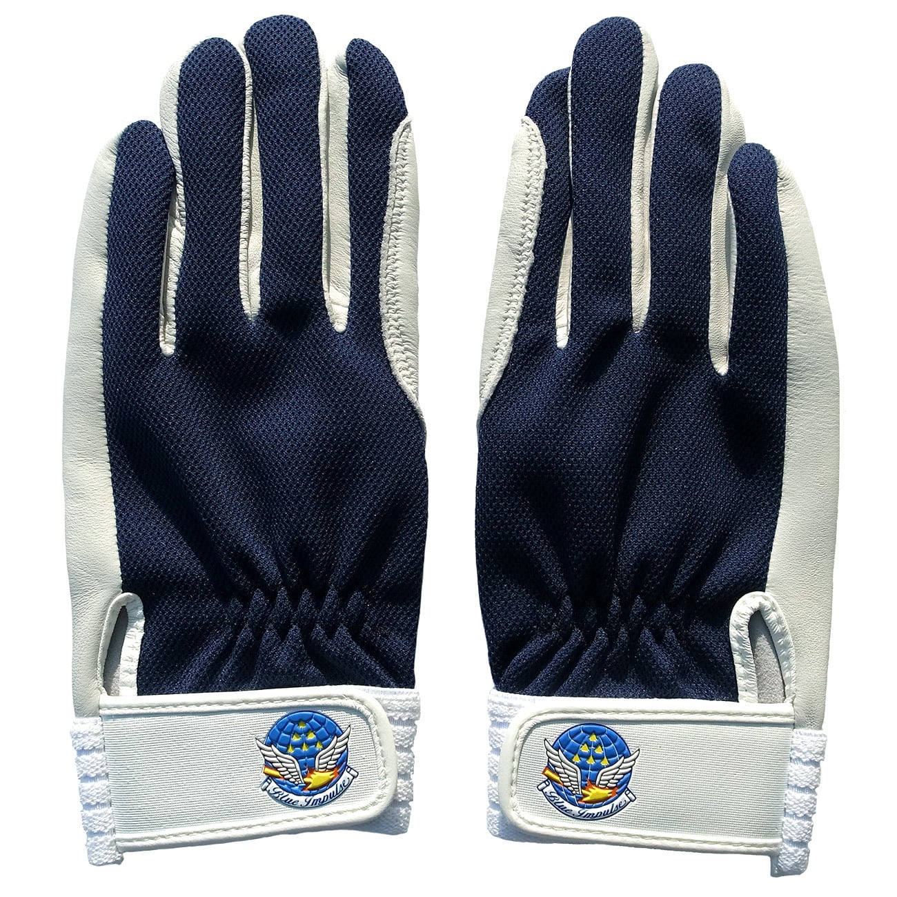 ブルーインパルスパイロットサイン入り革手 ブルーインパルス様実際ご