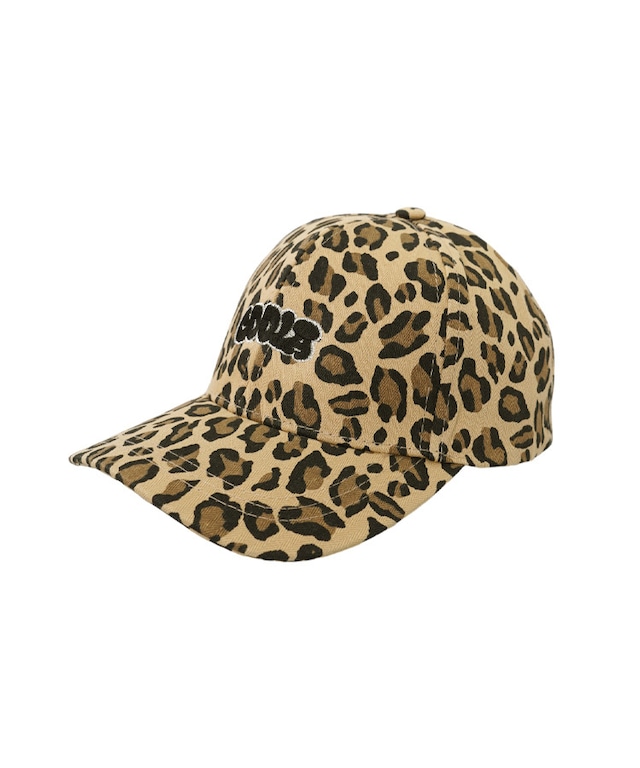 COOLAロゴエンブロイダリーレオパードCAP　CQ-44554H