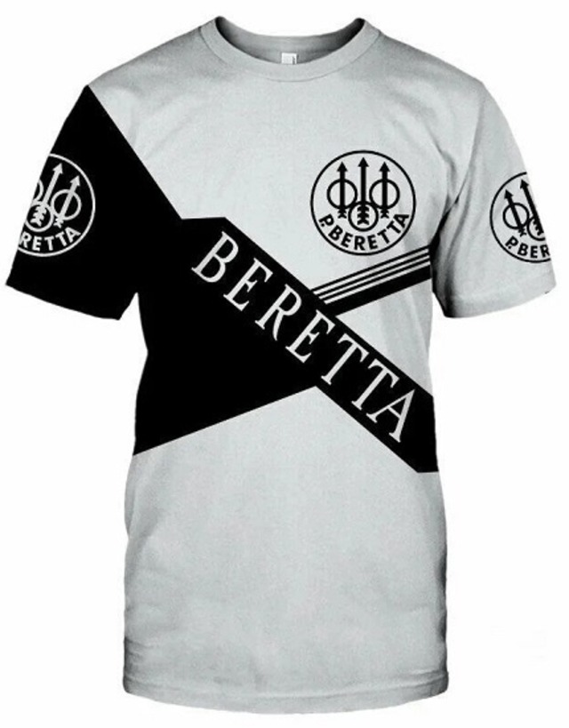 【アウトレット】ベレッタ 3D プリントシャツ（ホワイト）/Beretta 3D Print T-shirt