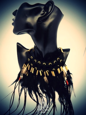 Black Feather necklace