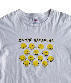 Vintage 90s XL Smile T-shirt -DO THE MACARENA-