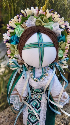 UA.Designer手作りモタンカ 25cm（ウクライナの御守り）