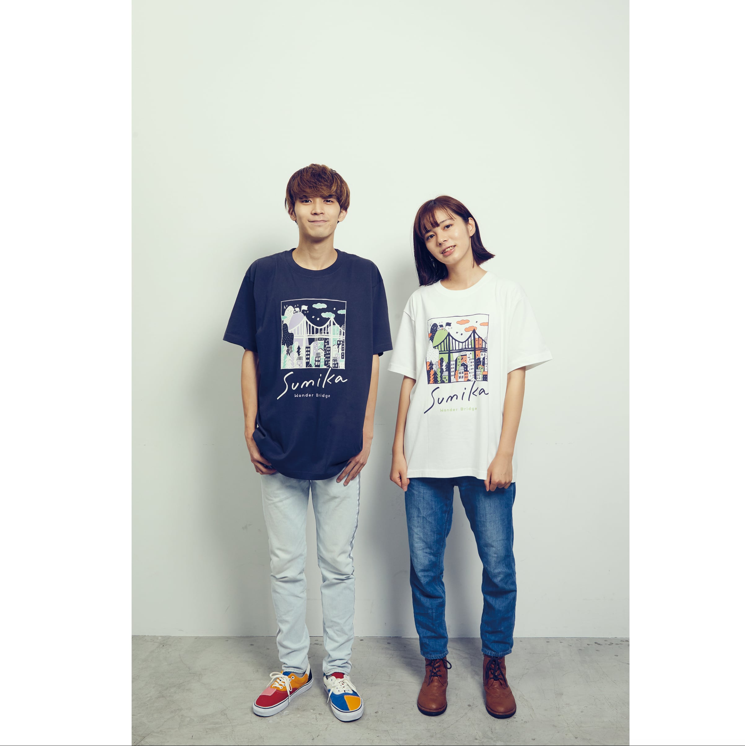 sumika / Wonder Bridge Tシャツ(スミ)※Sのみ | shop Engawa sumika / Wonder Bridge Tシャツ(スミ)※Sのみ | shop Engawa