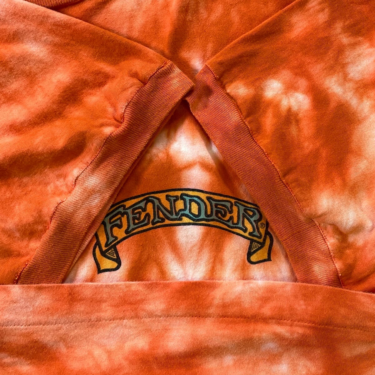 90年代 FENDER フェンダー タイダイプリントTシャツ ジミ