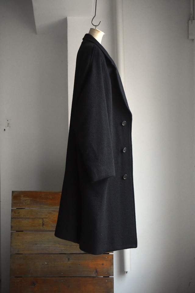 A.PRESSE / Vintage Black Chambray Work Jacket (Gray)