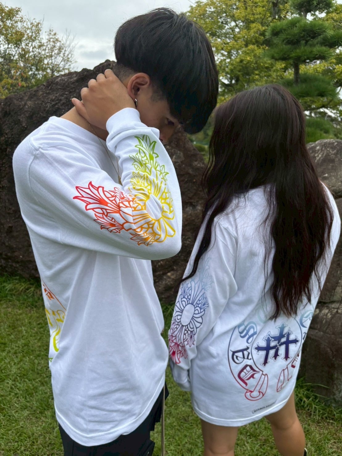 DAstyle gradient Long sleeves 【Blue】 | DAstyle