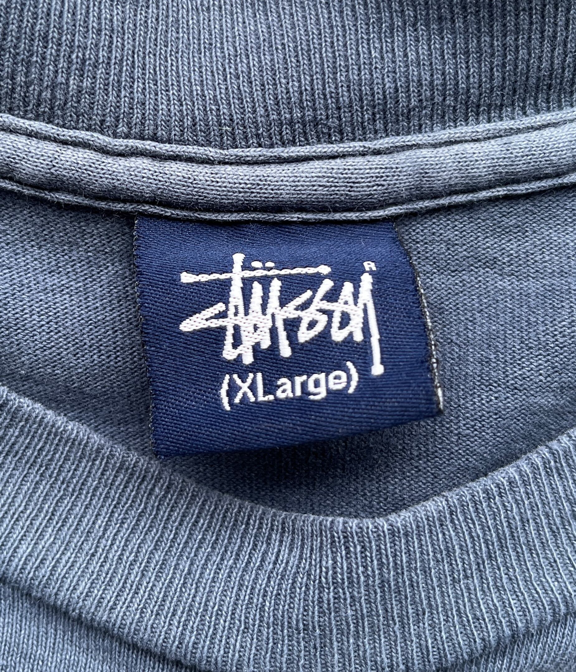 90s old STUSSY デニムシャツ