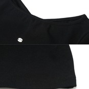 Nœud Noir Back Cut Top F0649