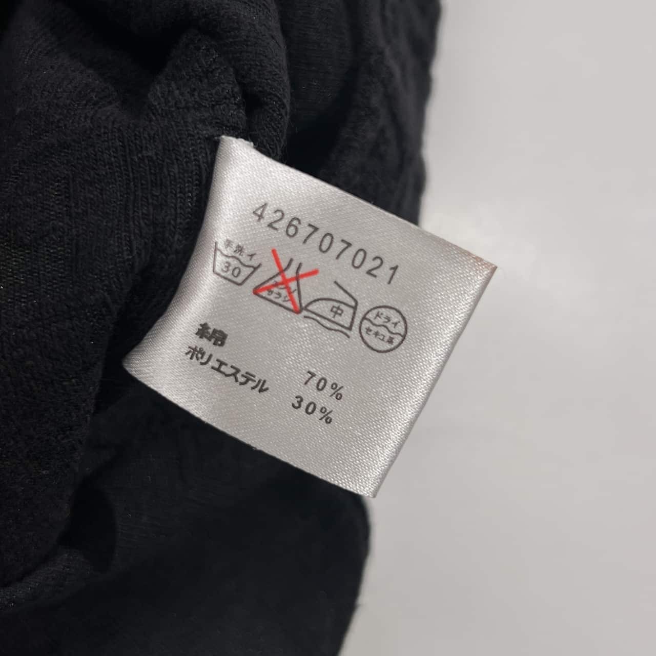 PAGELO パジェロ キャラクター刺繍 デザイン パイル風生地 半袖 Tシャツ L/ブラック系 メンズ ゴルフ