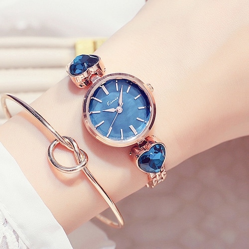 Kimio AF-6235(Blue) 腕時計　レディース