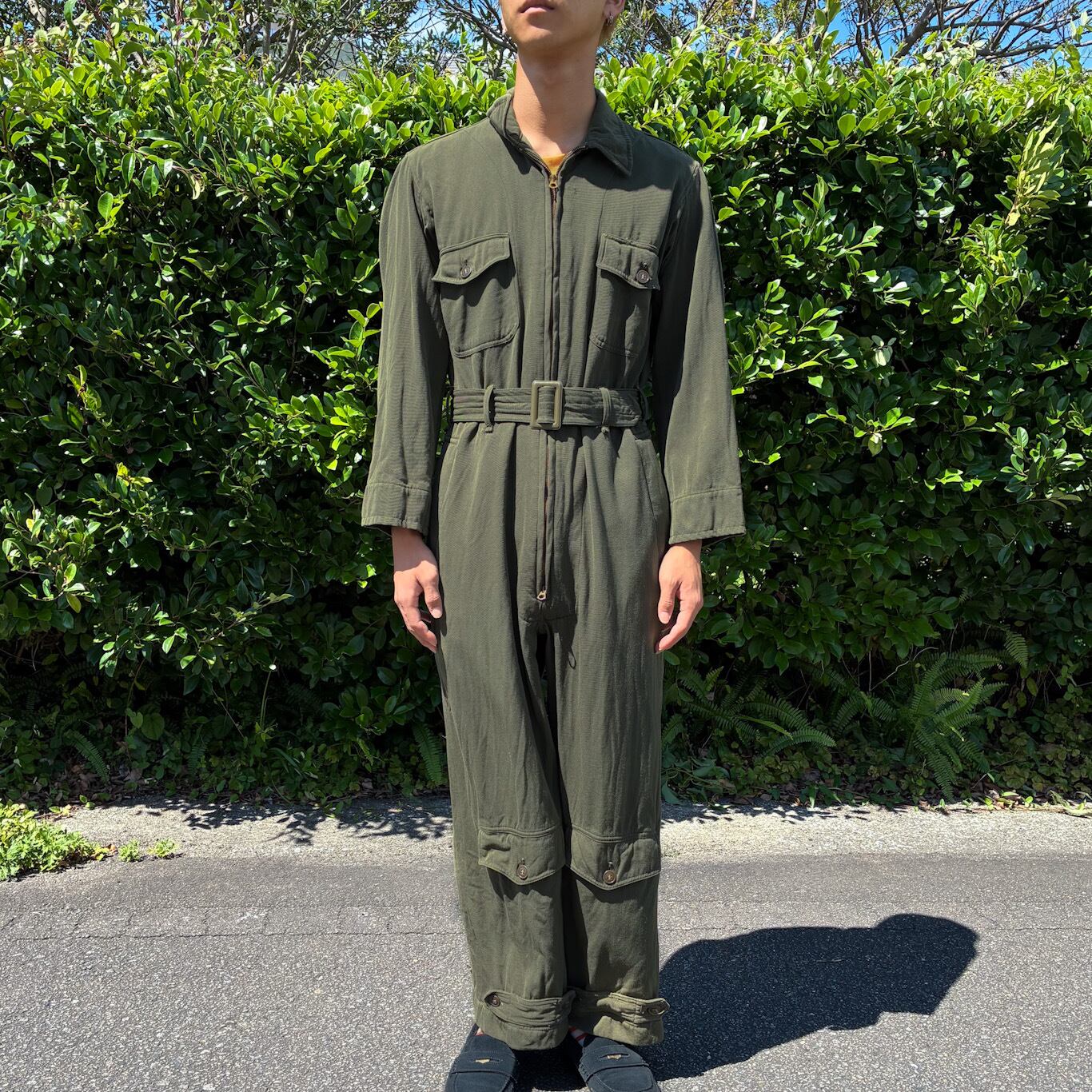 80s 90s 韓国軍 実用 HBT ヘリンボーンツイル バクテリアカモ アメーバ