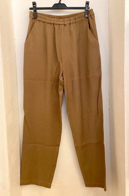 TR Linen Easy Pants　Light Brown