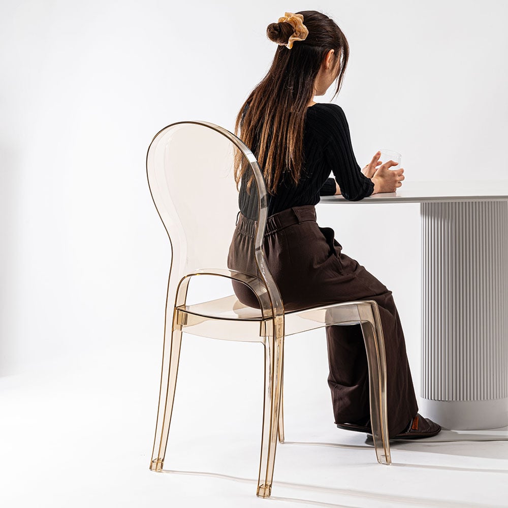 クリア チェア ダイニング デスク チェア | FIGARO