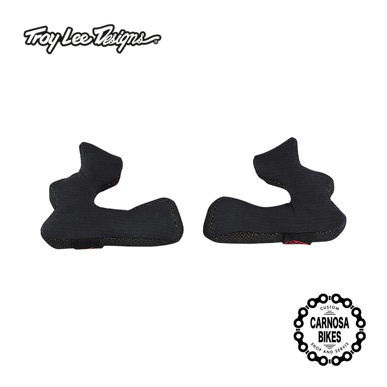 Troy Lee Designs】D4 CHEEK PAD [ディーフォー チークパッド] Black