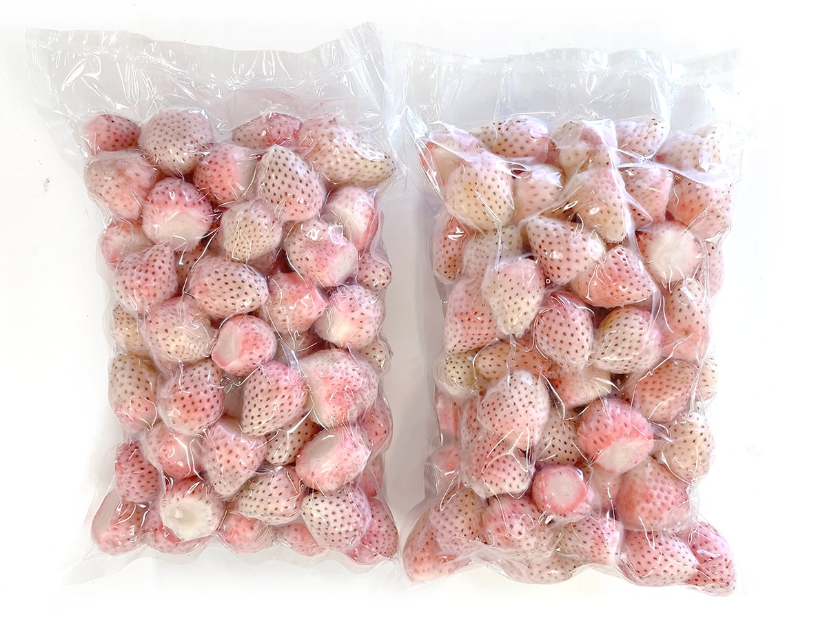 冷凍いちご（淡雪）1.6kg(800g×2袋)　お菓子、ジャム作りに最適！