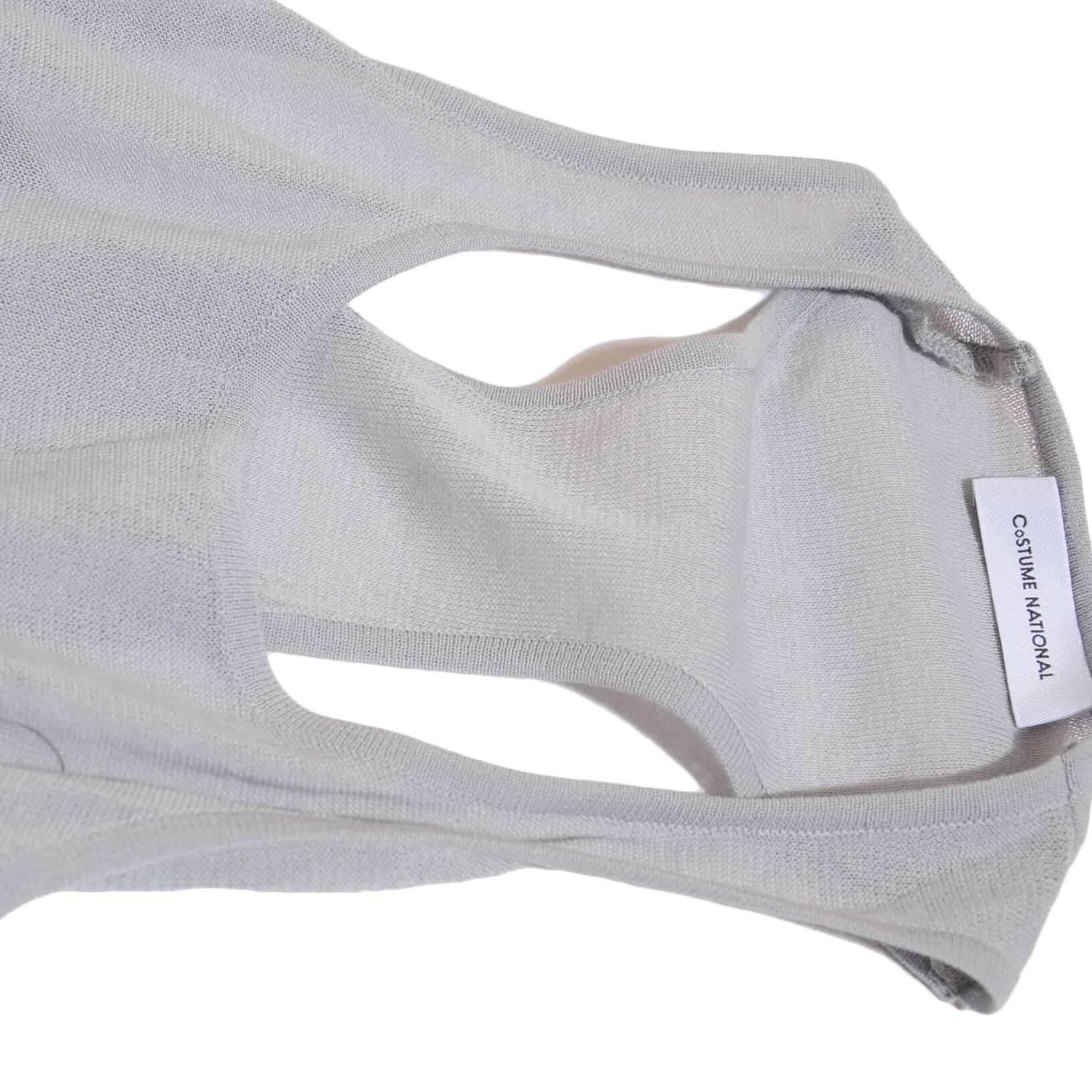 costume national layered sleeveless summer knit tops | boutique