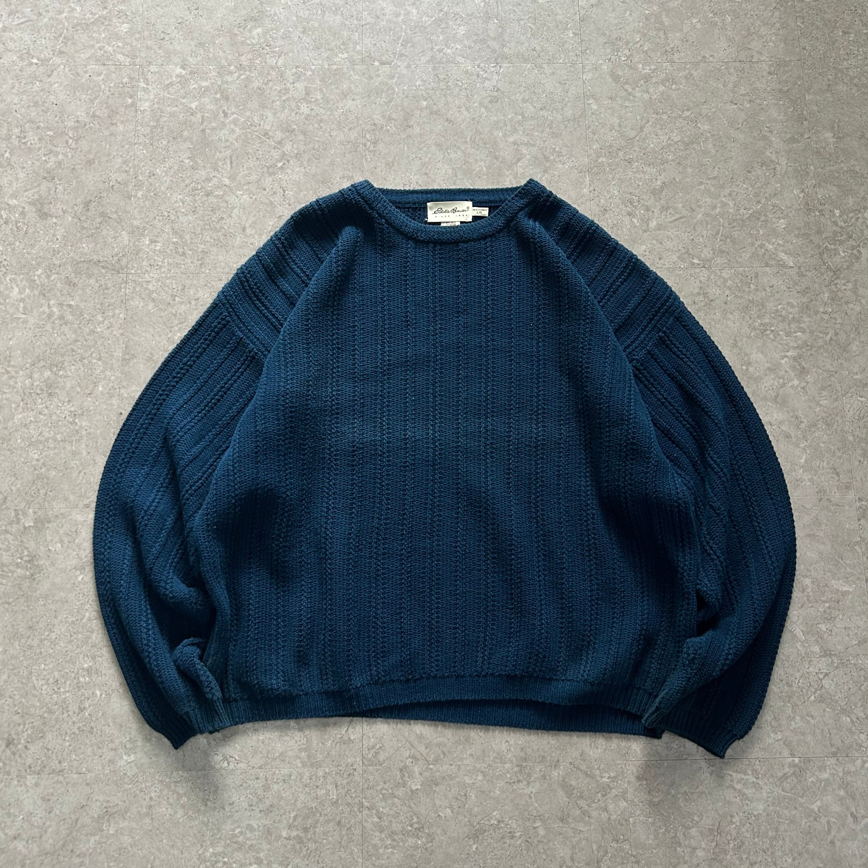 90s Eddie Bauer cotton knit【仙台店】