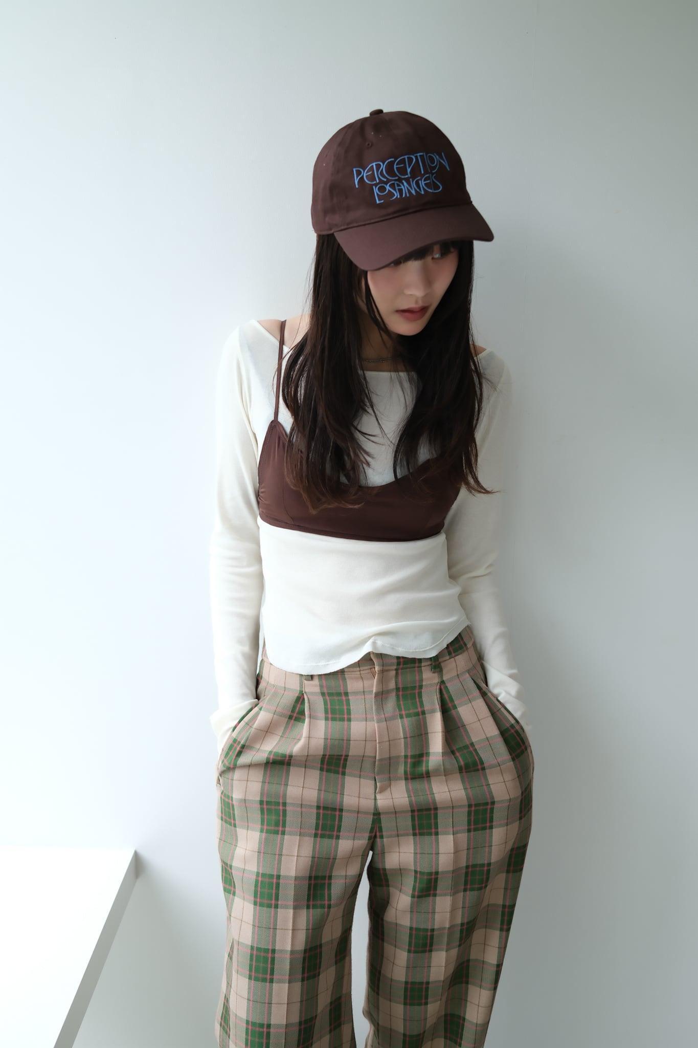 TODAYFUL Cupin Satin Bratop カップインサテンブラトップ Choco