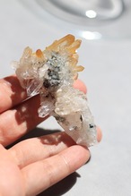 ゴールデンヒーラー × レムリアンクォーツ「朝日の結晶」Golden Healer × Lemurian Quartz ◇ 天然石・鉱物・パワーストーン・原石 | st00325