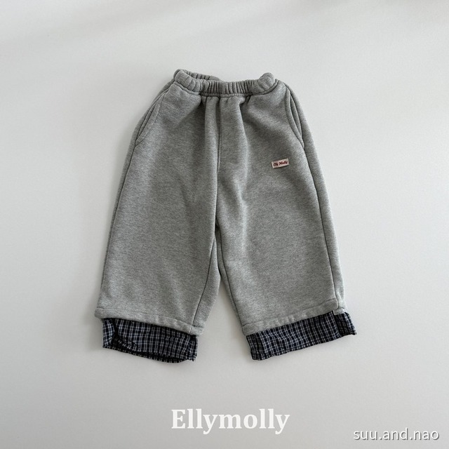 取寄:ELLYMOLLY ハッシュ配色パンツ※送料無料