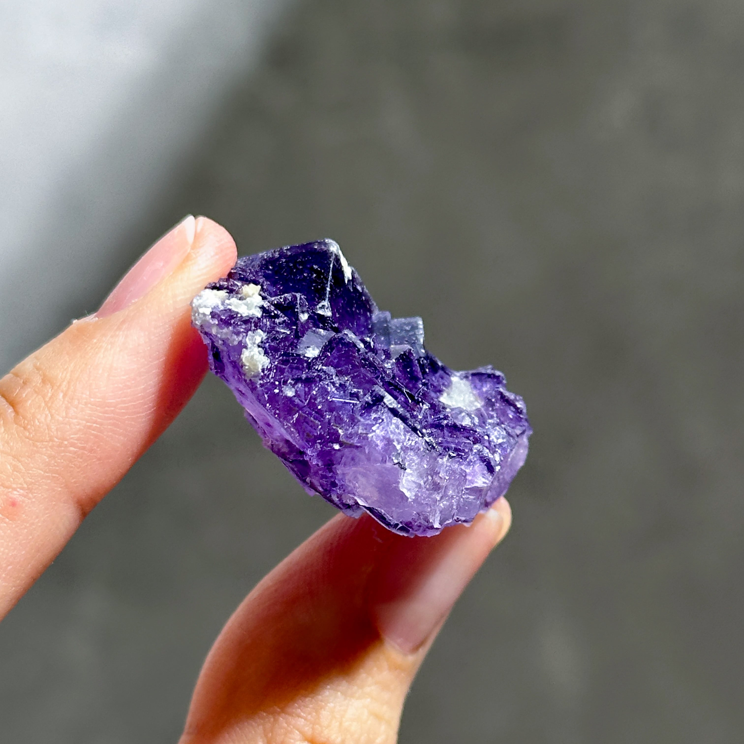 蛍光◎ヤオガンシャン産フローライト 原石21◇ Fluorite From